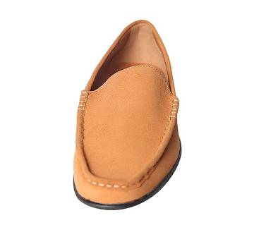 Fortuna Bangladesh Camel Suead Leather Loafers for Men