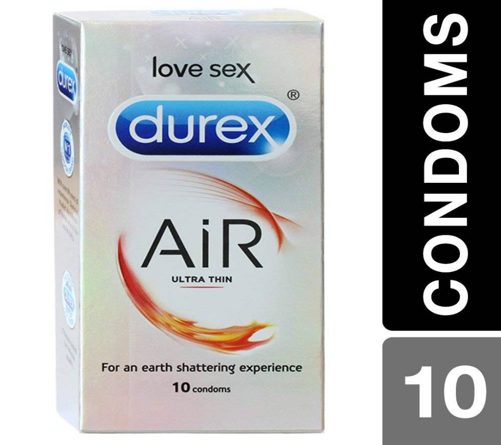 Durex Air Ultra Thin Love Sex কন্ডম - 10pcs (Indian) বাংলাদেশ - 783940