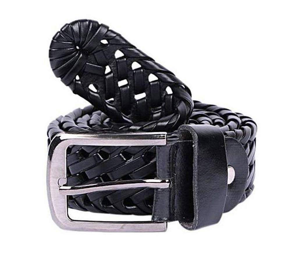 Black Leather Casual Belt For Men বাংলাদেশ - 787274