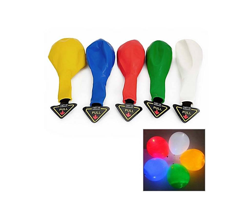 Color Changing ম্যাগিক LED বেলুন - 5 pcs বাংলাদেশ - 651001