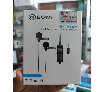 Boya BY-M1DM ডুয়াল মাইক্রোফোন - Master Copy