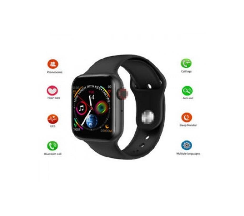 Microwear W34 স্মার্ট ওয়াচ (সিমলেস) 44mm Look Apple Watch 4 Bluetooth call 1.5 display ECG Heart Rate Monitor Smartwatch Fitness Tracker বাংলাদেশ - 1044354