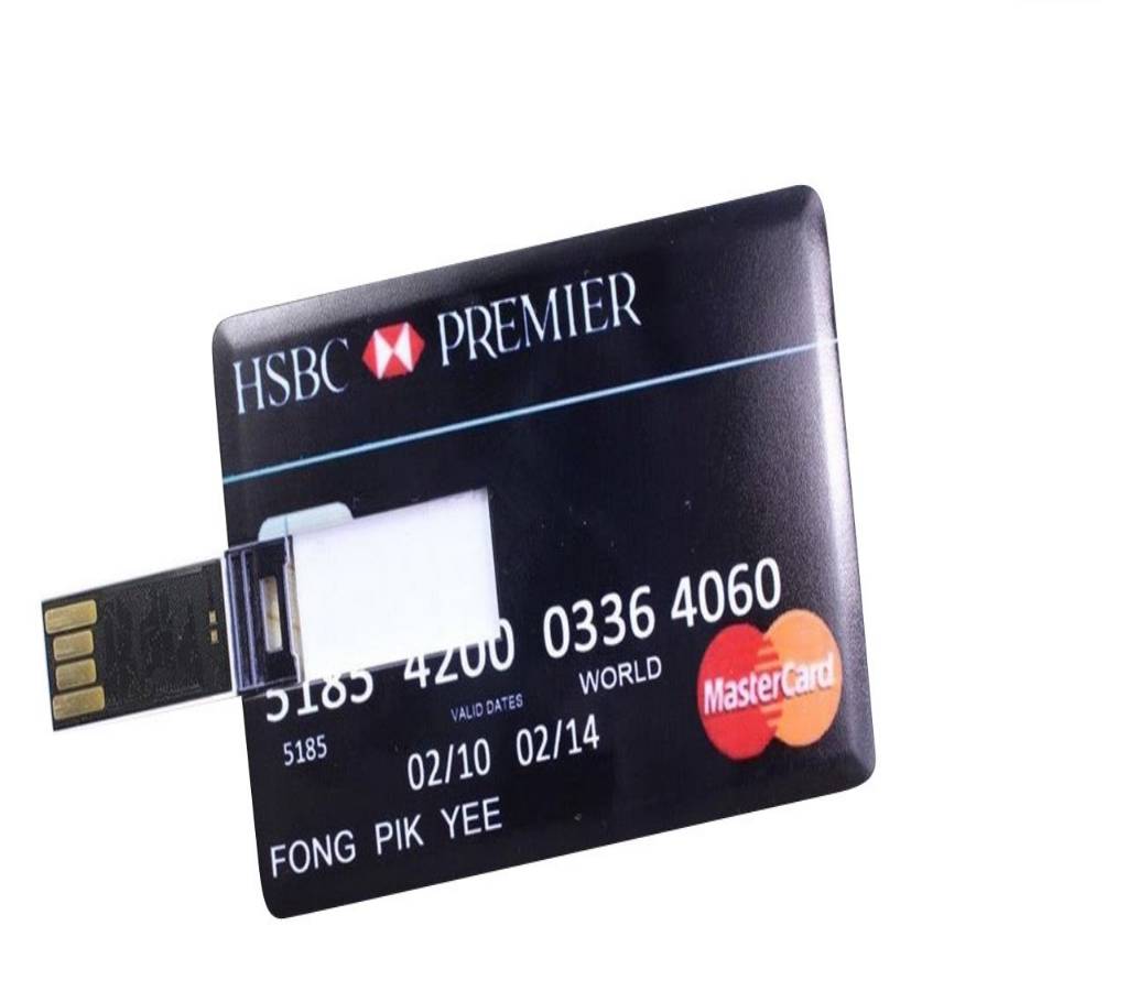 64GB HSBC ভিসা কার্ড শেপ পেনড্রাইভ USB 3.0 বাংলাদেশ - 991220