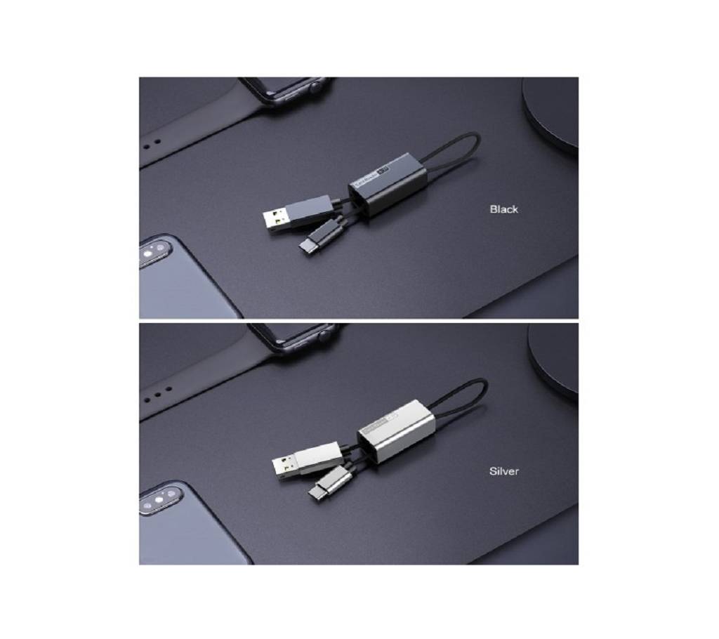 Baseus 3 In 1 কার্ড রিডার USB Type-C Cable ( Original ) বাংলাদেশ - 1047763