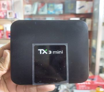 TX3 মিনি অ্যান্ড্রয়েড টিভি বক্স 2GB RAM 16GB ROM Android 10 WIFI Plays tore