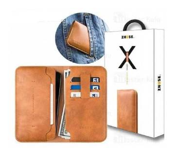 Zhuse Wallet Flip Cover For Smart Phone upto 6.6 inch ( Original )
