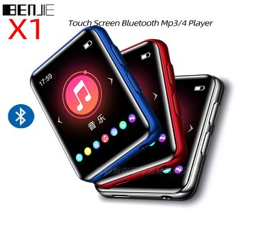 BENJIE X1 MP3/Mp4 Player Touch Screen 16GB  ব্লুটূথ এফএম রেডিও রেকর্ডার  E-Book