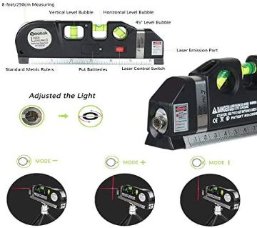 Laser Level Measurement Laser measure Line 8ft লেজার মেজারমেন্ট
