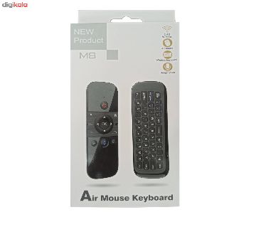 M8 Air Mouse Voice Control Remote ওয়্যারলেস কিবোর্ড 