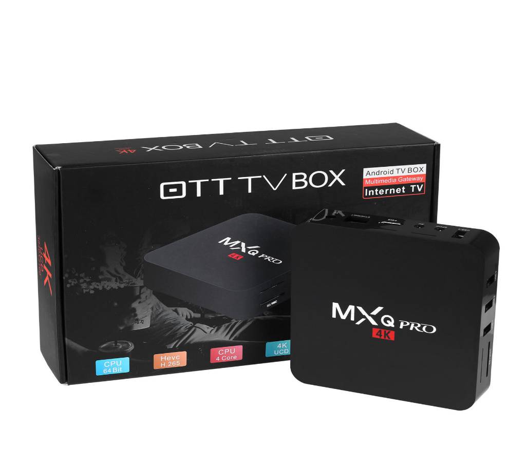 MXQ Pro 4K Quad Core 1GB/8GB এন্ড্রয়েড টিভি বক্স বাংলাদেশ - 944907