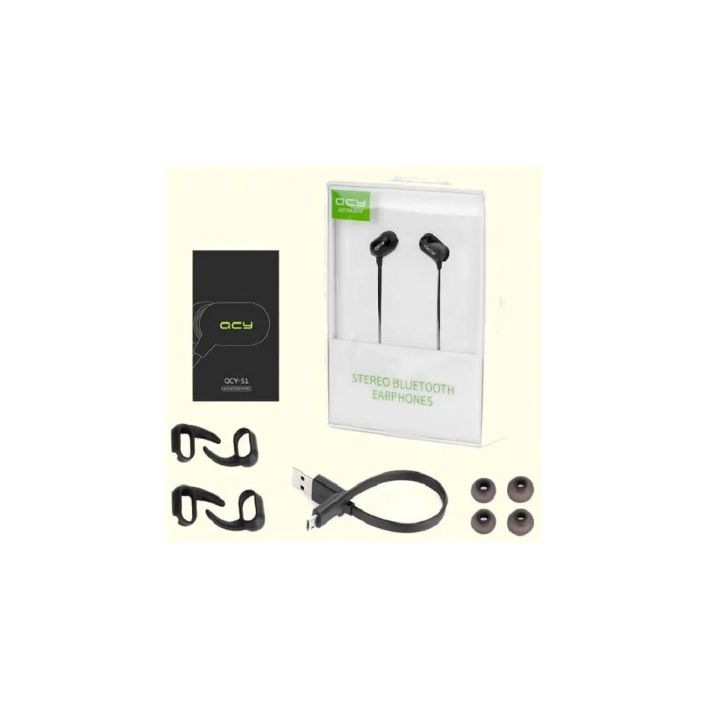 QCY S1 Wireless Bluetooth Sports Headphone - Original - Black