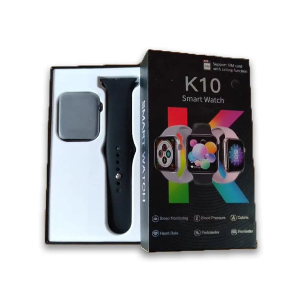 K10 Smartwatch Call Sms Touch Display Fitness Tracker