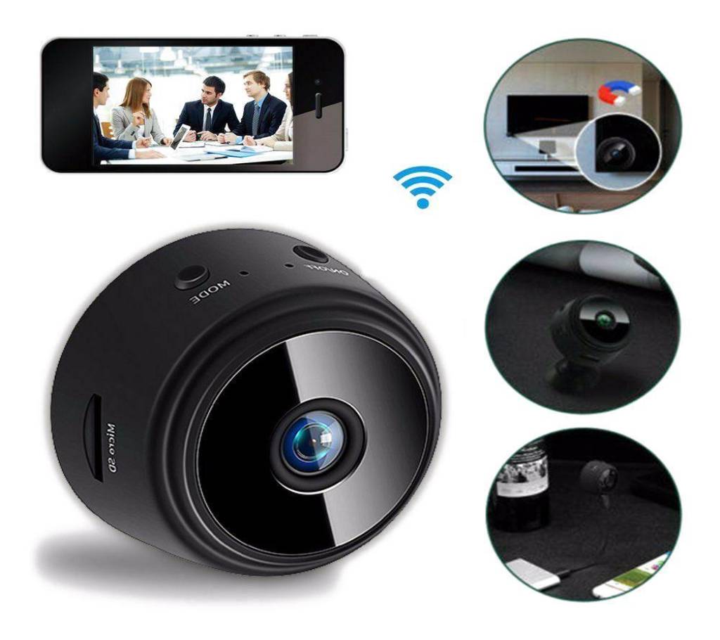 A9 Mini ওয়াইফাই ক্যামেরা 1080P Full HD Night Vision Wireless IP Camera বাংলাদেশ - 1146842