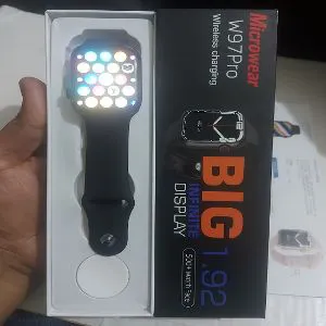 Microwear W97 Pro Smartwatch 1.92 Full Display Watch 45MM Wireless Charger Calling Option - Series 7