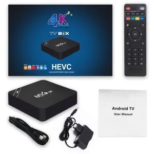 MX9 Smart TV BOX 4GB RAM 64GB ROM 5g Wifi Android TV BOX