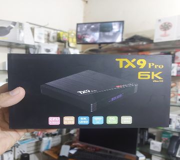 TX9 অ্যান্ড্রয়েড টিভি বক্স 8GB RAM 128GB ROM Wifi Play Store