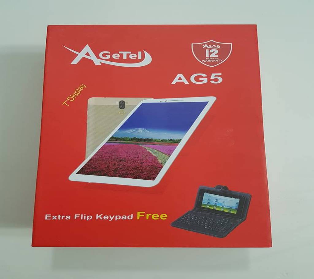 Agetel ট্যাবলেট পিসি 1GB RAM 8GB Storage 5MP Camera Dual Sim বাংলাদেশ - 948973