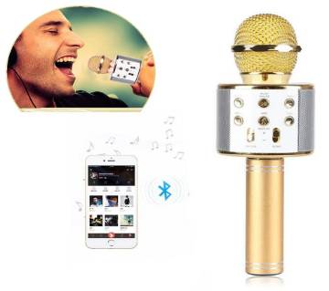 Bluetooth Microphone WS-858 Karaoke With Voice Change Option