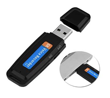 USB TF 32GB সাপোর্টেড ভয়েস রেকর্ডার