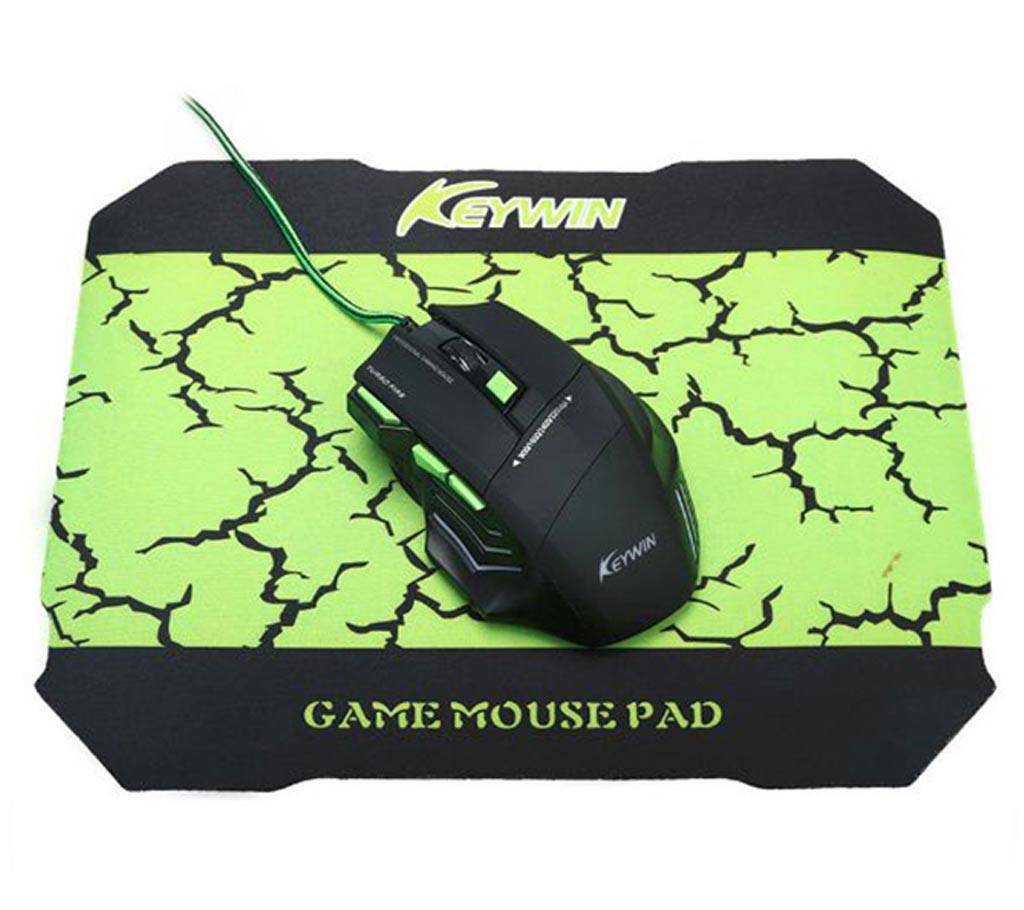 Keywin Gaming Mouse & Mouse Pad Combo বাংলাদেশ - 629955