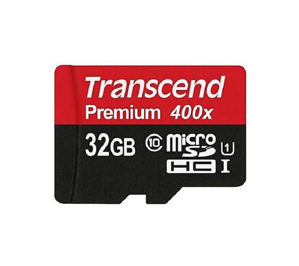 Transcend 32GB Micro SDHC Memory Card - Black বাংলাদেশ - 642246
