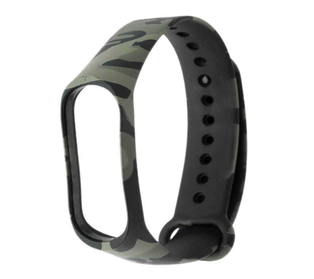 Camouflage mi band 3 রিস্ট স্ট্র্যাপ for  mi3 smart bracelet pulseira for miband 3 strap replacement silicone accessories বাংলাদেশ - 1198018