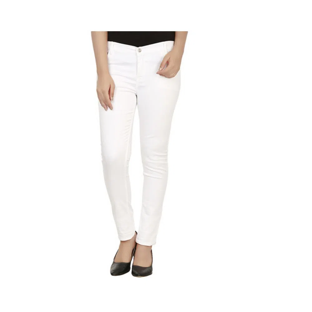 Cotton Jeans Pant for Women-4471
