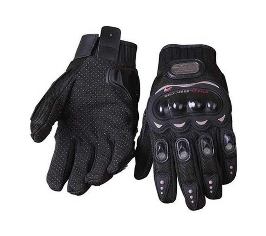 Pro-Biker Full Bike Riding Gloves - Black বাংলাদেশ - 643474