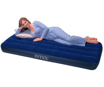 Single Air Bed with Air Pumper