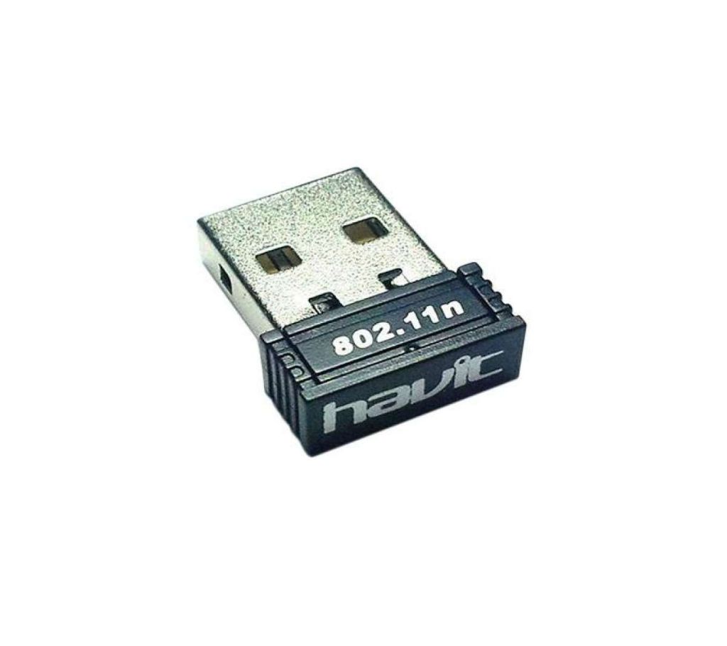 HV-WF15 - 150Mbps WiFi USB এডাপ্টার- ব্ল্যাক বাংলাদেশ - 1142583