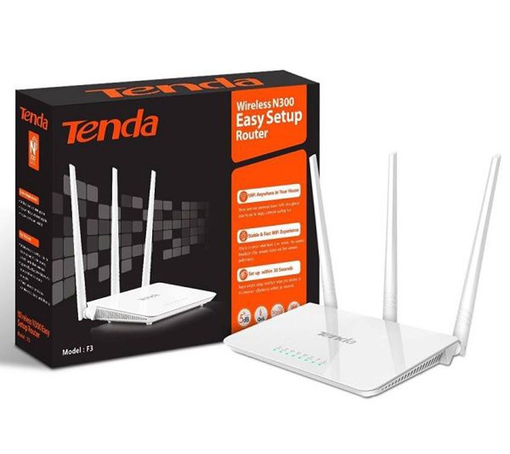 Tenda F3 300Mbps WiFi রাউটার বাংলাদেশ - 414291