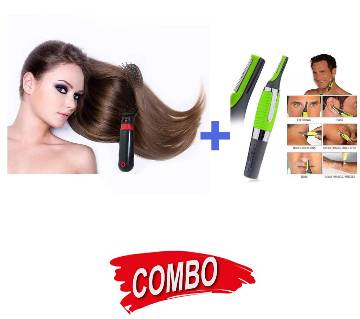 Micro Touch Max Trimmer + Electric Massager Comb Combo Offer 