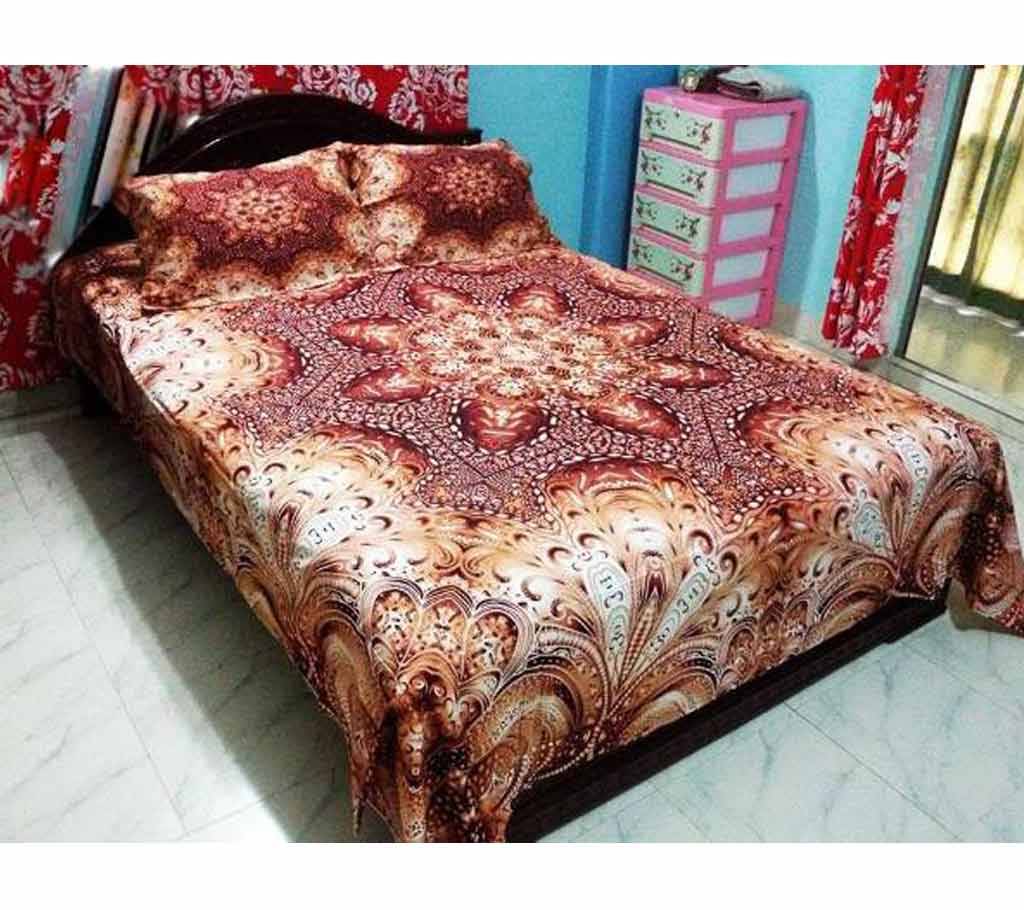 King Size Cotton 4pc Bed Sheet বাংলাদেশ - 620672