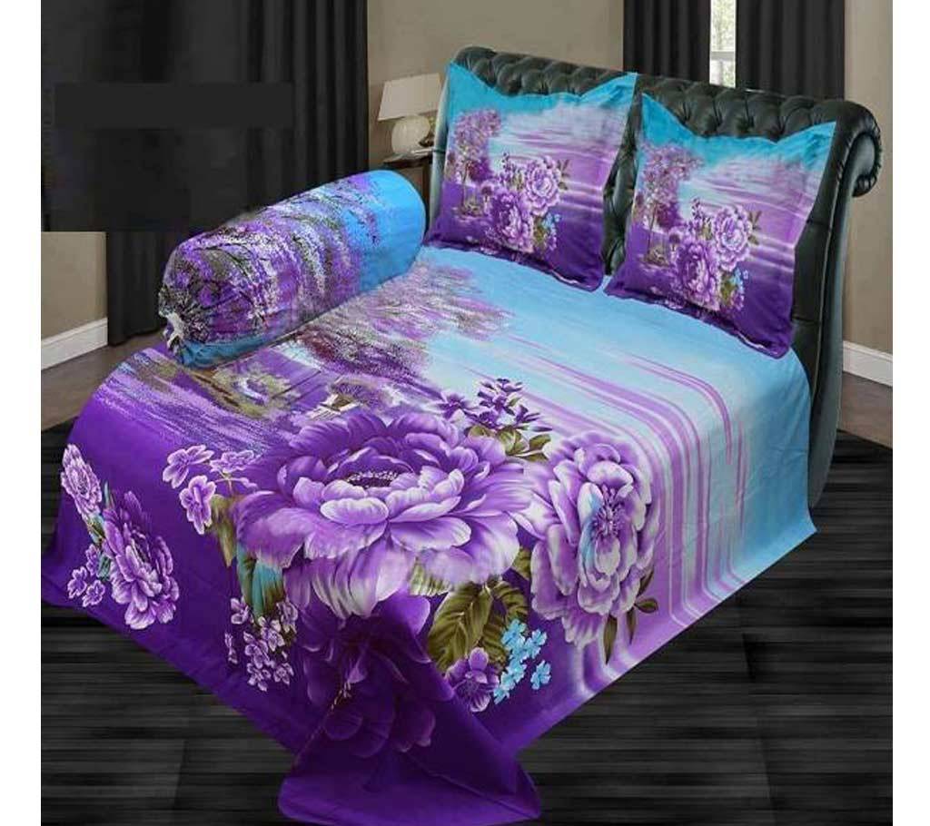 King Size Cotton 4pc Bed Sheet বাংলাদেশ - 622923