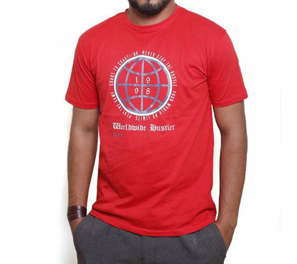 Red: 1998 T-shirt কটন টি-শার্ট বাংলাদেশ - 620243