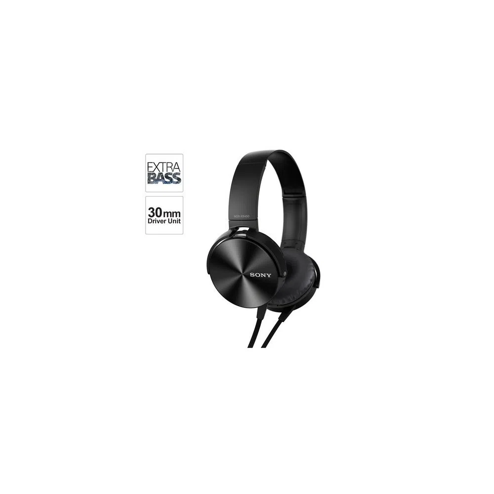 SONY XB450AP Extra Bass Bluetooth Headphones - Black