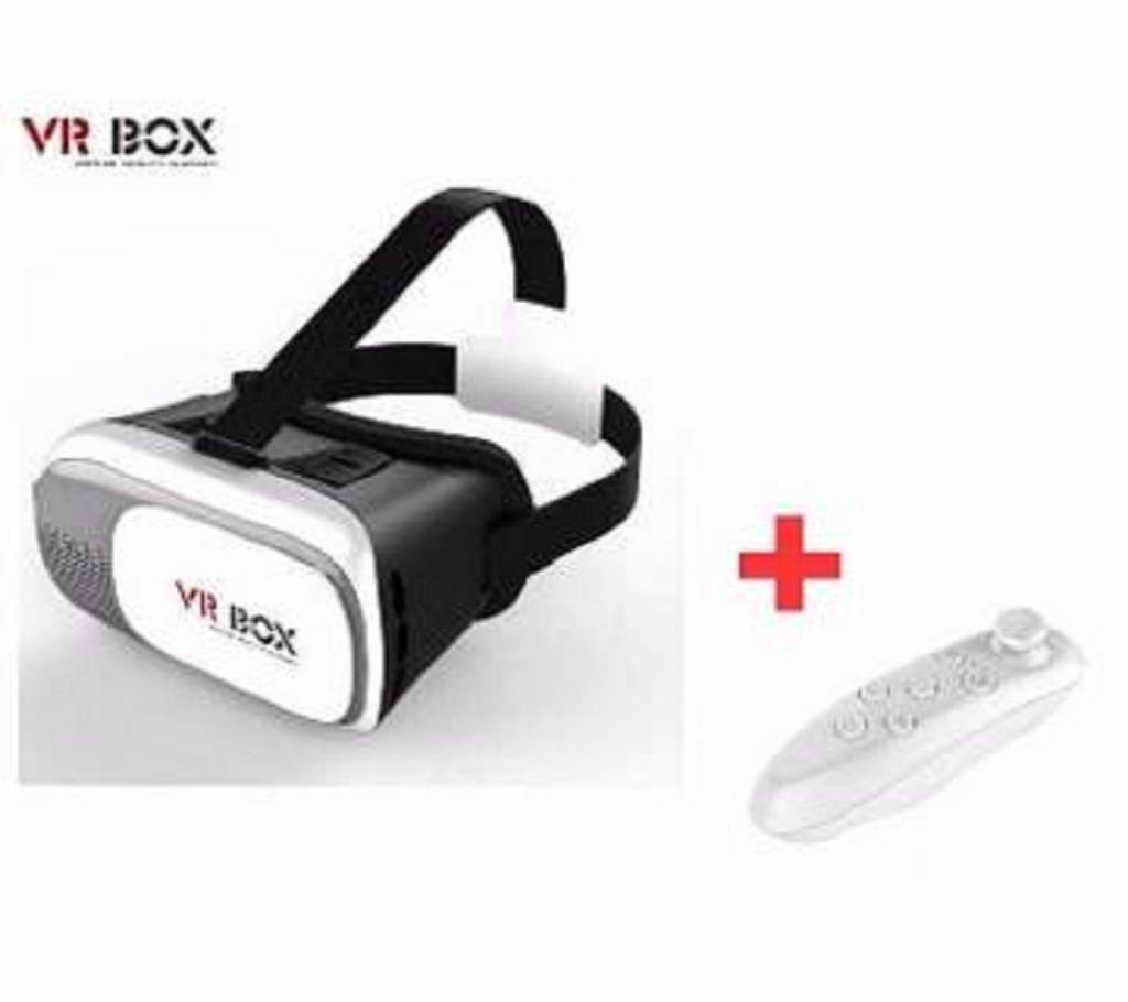 VR BOX 2.0 3D গ্লাস উইথ রিমোট কন্ট্রোলার বাংলাদেশ - 646147