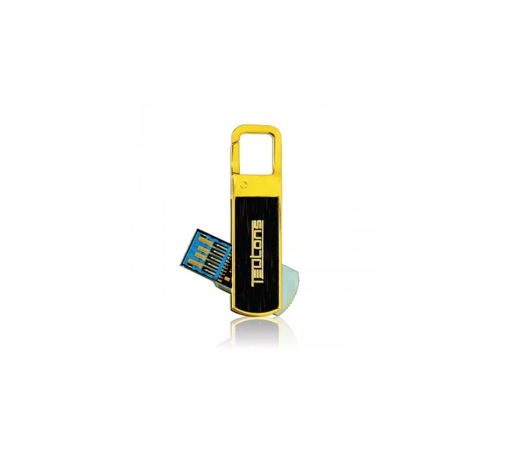 TEUTONS Solid Gold Plus 32 GB USB 3.1 Gen-1 Pen Drive