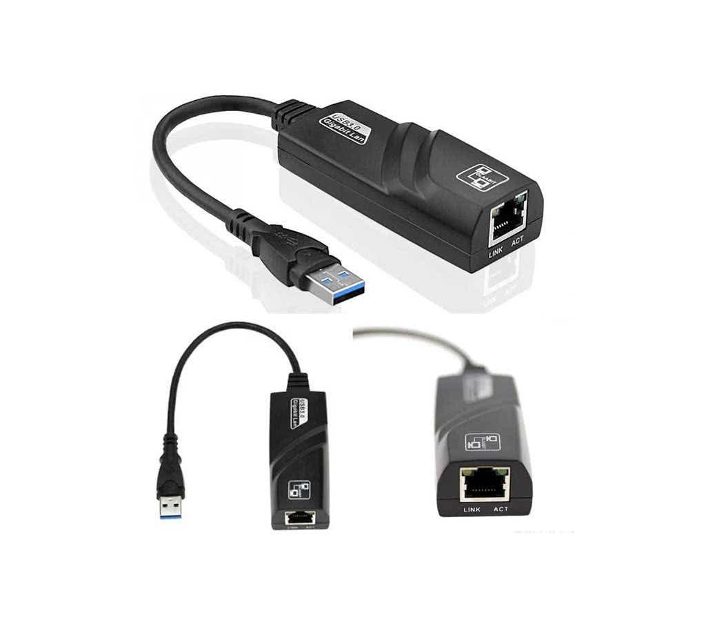 USB 3.0 Gigabit ইথারনেট Adapter - USB ল্যান কার্ড 3.0 বাংলাদেশ - 1168622