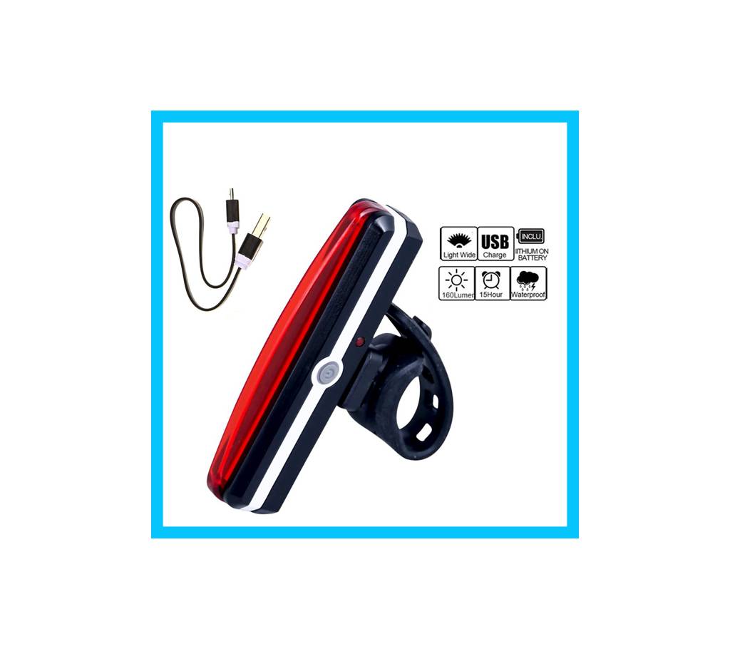 বাইসাইকেল USB রিচার্জেবল মাল্টিকালার টেইল লাইট বাংলাদেশ - 935245