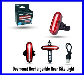 Deemount COB USB Rechargeable Rear Bike Light