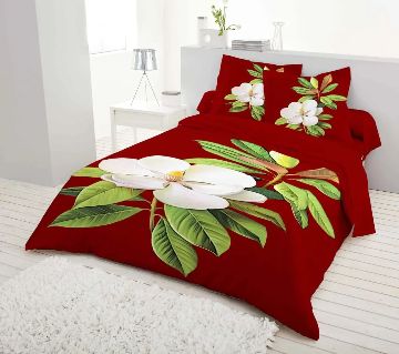 King Size Bed Sheet set-red 