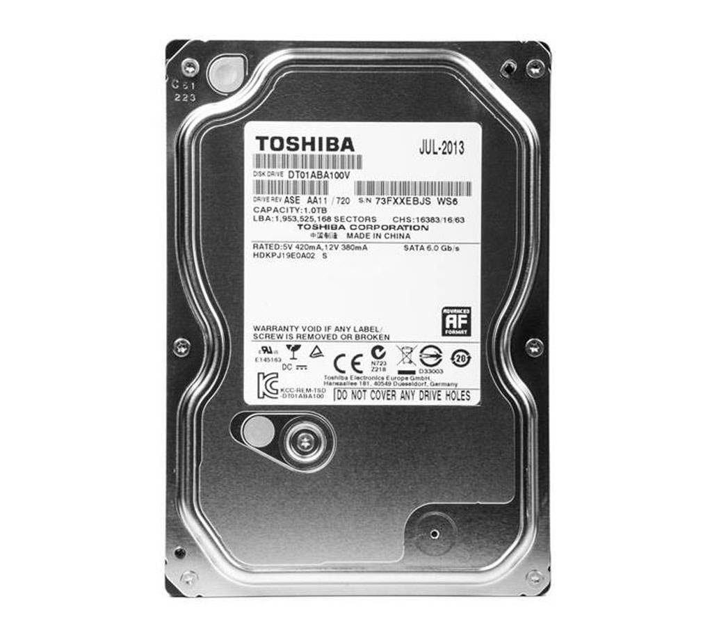 Toshiba 1TB Sata Desktop হার্ডডিস্ক বাংলাদেশ - 704035