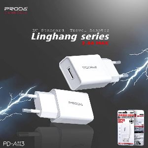 Proda Linghang Series Wall Charger With Cable USB 2.4A To Lightning 8-pin/Type-C/ Micro (1m)