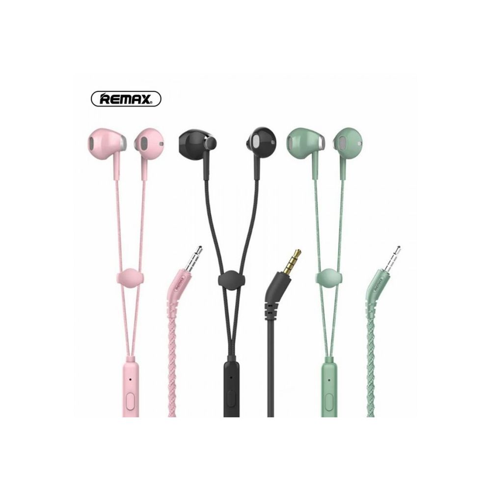 Remax RM-330 Bracelet Series Wired 3.5MM Plug Earphone With Built-In Microphone - 1 Piece (Assorted Colour)