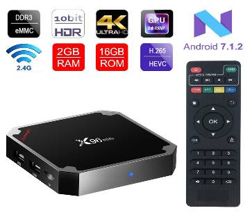 Smart TV Box - X96 Mini Amlogic S905W Android 7.1 TV BOX 2GB 16GB Quad Core KD17
