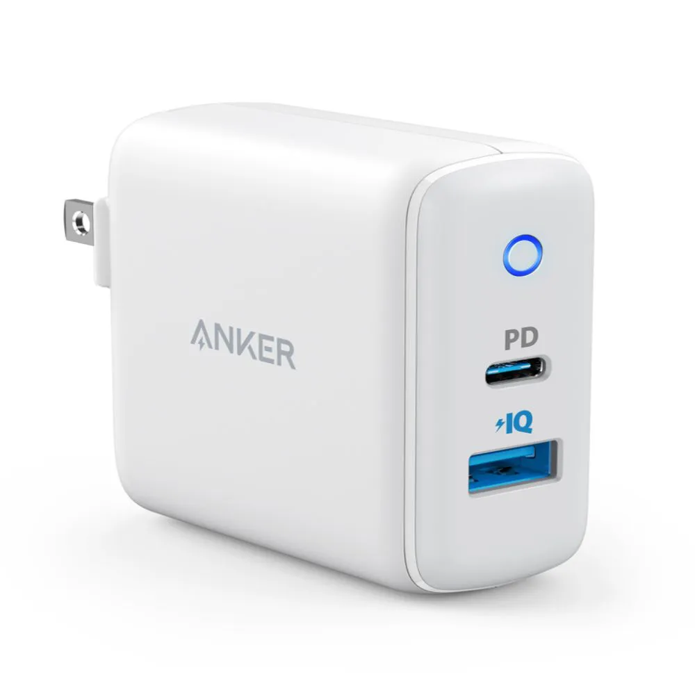 Anker Fast Charging Powerport PD+2 35W Dual Port Wall Charger