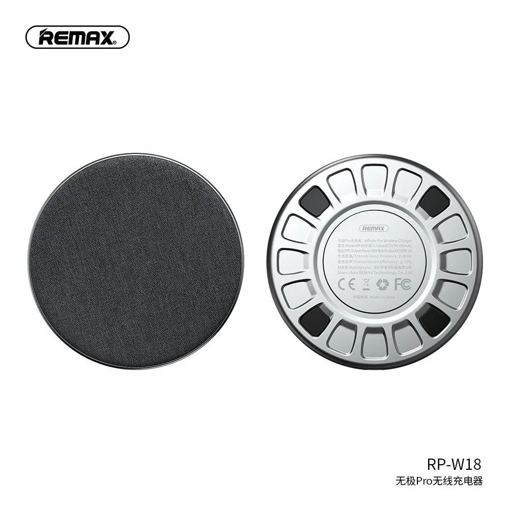 Remax RP-W18 Infinite Series Pro 10W Smart Wireless Fast Charger