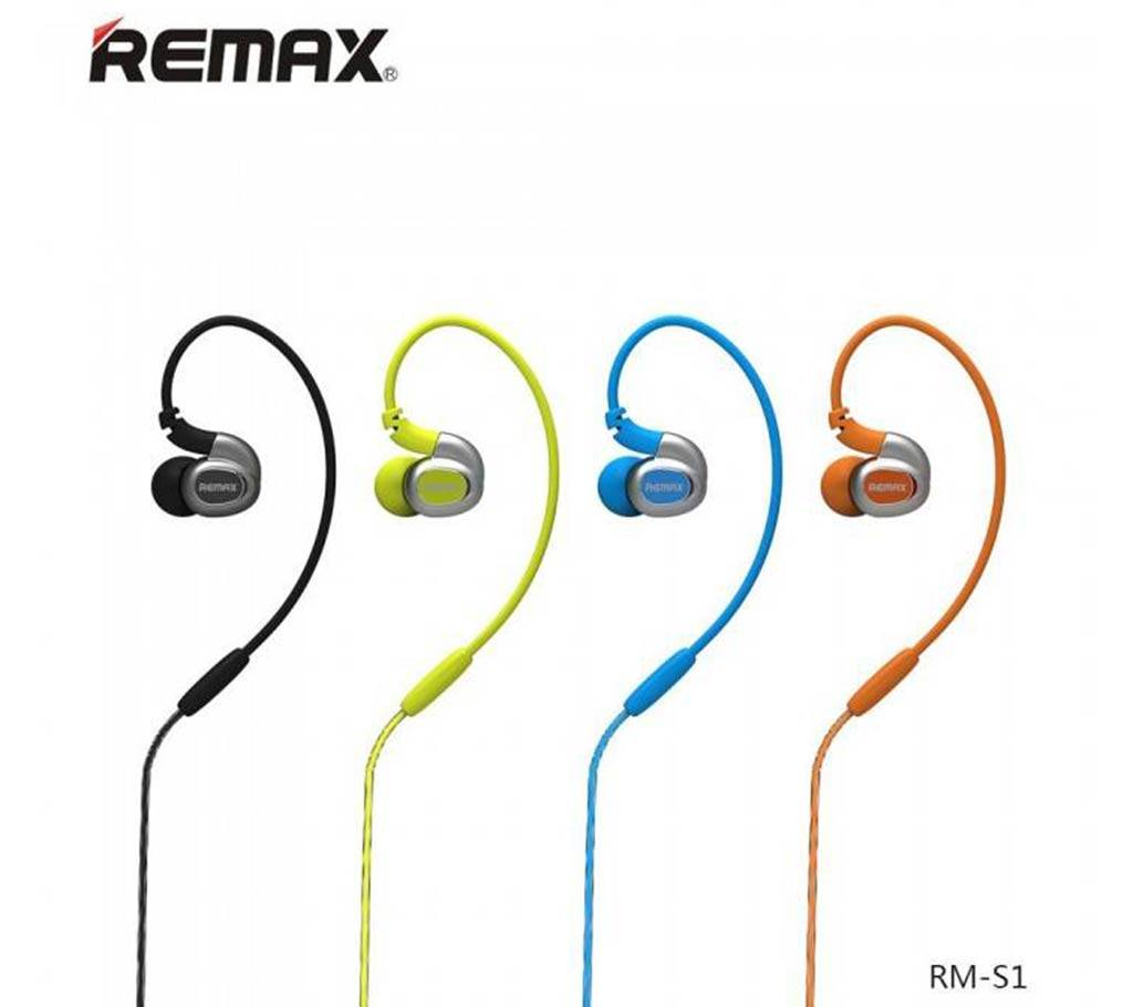 REMAX RM-S1 Sporty ইয়ারফোন- ১টি বাংলাদেশ - 519104