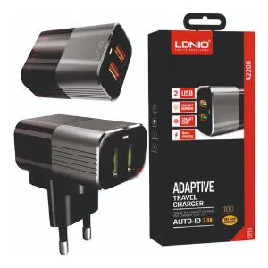 ldnio-a2206-2-4a-dual-usb-auto-id-fast-charging-travel-charger-adapter